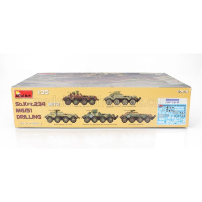 MINIART TANK SD.KFZ. 234 WITH MG151 DRILLING MILITARY 1945 1/35