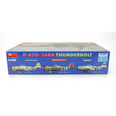 MINIART DRAGON WINGS P-47D-26RA THUNDERBOLT AIRPLANE MILITARY 1942 1/48