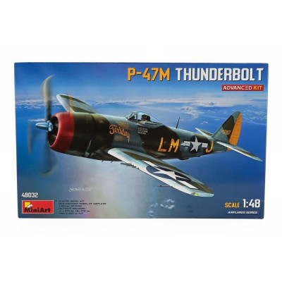 MINIART DRAGON WINGS P-47M THUNDERBOLT AIRPLANE MILITARY 1942 1/48