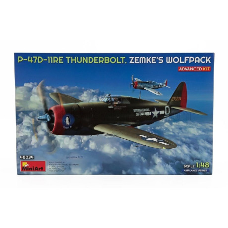 MINIART DRAGON WINGS P-47D-11RE THUNDERBOLT AIRPLANE MILITARY 1942 1/48