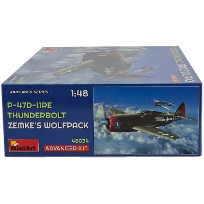 MINIART DRAGON WINGS P-47D-11RE THUNDERBOLT AIRPLANE MILITARY 1942 1/48