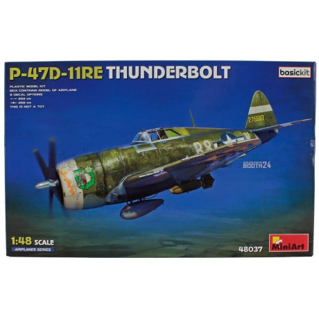 MINIART DRAGON WINGS P-47D-11RE THUNDERBOLT AIRPLANE MILITARY 1942 1/48