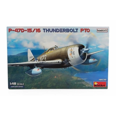 MINIART DRAGON WINGS P-47D-15/16 THUNDERBOLT AIRPLANE MILITARY 1942 1/48