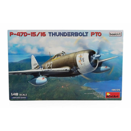 MINIART DRAGON WINGS P-47D-15/16 THUNDERBOLT AIRPLANE MILITARY 1942 1/48