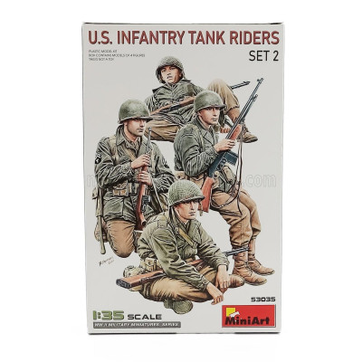 MINIART FIGURES USA INFANTRY TANK RIDERS MILITARY FIGURES 1/35