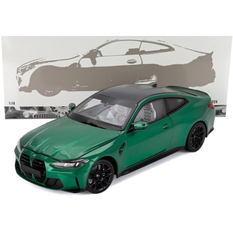 MINICHAMPS BMW 4-SERIES M4 (G82) 2024 - GREEN MET 1/18