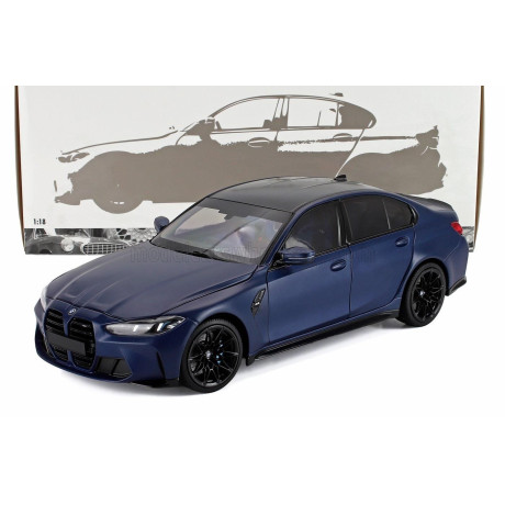 MINICHAMPS BMW 3-SERIES M3 (G80) 2024 - MATT BLUE 1/18