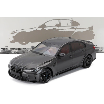 MINICHAMPS BMW 3-SERIES M3 (G80) 2024 - GREY MET 1/18