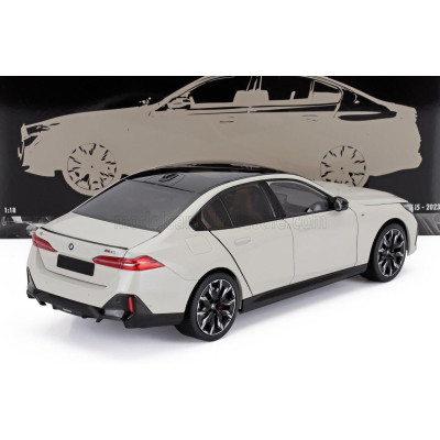 MINICHAMPS BMW 5-SERIES i5 (G60) 2023 - WHITE MET 1/18