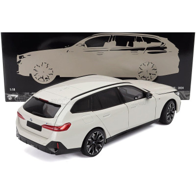MINICHAMPS BMW 5-SERIES i5 M60 TOURING (G61) SW STATION WAGON 2024 - WHITE MET 1/18