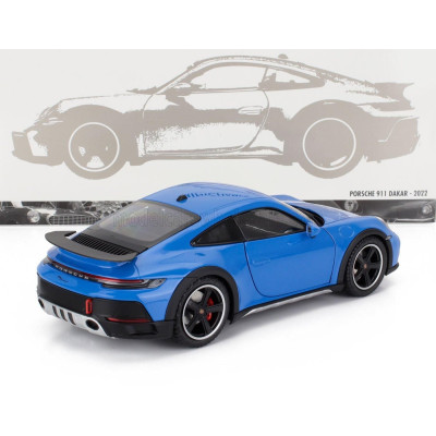 MINICHAMPS PORSCHE 911 992 DAKAR COUPE 2022 - BLUE 1/18
