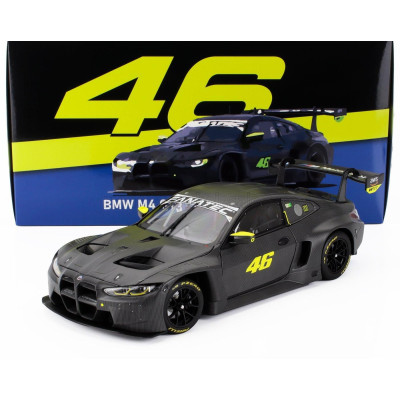 MINICHAMPS BMW 4-SERIES M4 GT3 TEAM WRT N 46 TEST MISANO MARZO 2024 VALENTINO ROSSI - MATT GREY 1/18