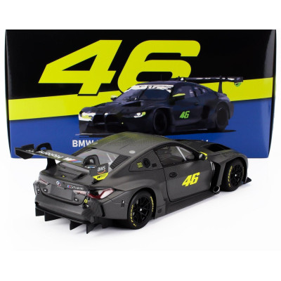 MINICHAMPS BMW 4-SERIES M4 GT3 TEAM WRT N 46 TEST MISANO MARZO 2024 VALENTINO ROSSI - MATT GREY 1/18