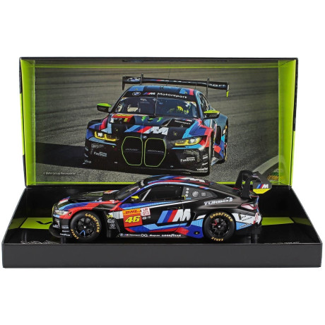 MINICHAMPS BMW 4-SERIES M4 GT3 TEAM WRT N 46 6h SAU PAULO 2024 VALENTINO ROSSI - MAXIME MARTIN - AHMAD AL HARTHY - BLACK WHITE R