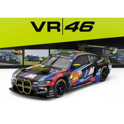 MINICHAMPS BMW 4-SERIES M4 GT3 TEAM WRT N 46 6h SAU PAULO 2024 VALENTINO ROSSI - MAXIME MARTIN - AHMAD AL HARTHY - BLACK WHITE R