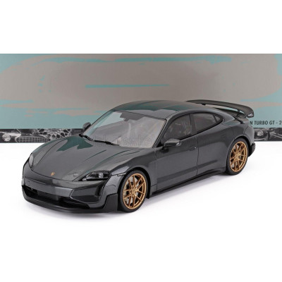 MINICHAMPS PORSCHE TAYCAN TURBO GT 2024 - GREY 1/18