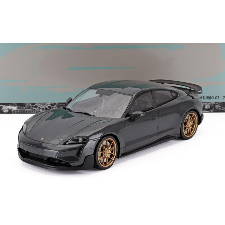 MINICHAMPS PORSCHE TAYCAN TURBO GT 2024 - GREY 1/18