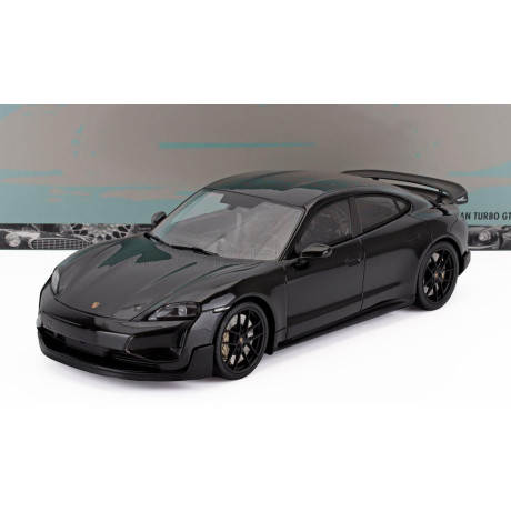 MINICHAMPS PORSCHE TAYCAN TURBO GT 2024 - BLACK 1/18