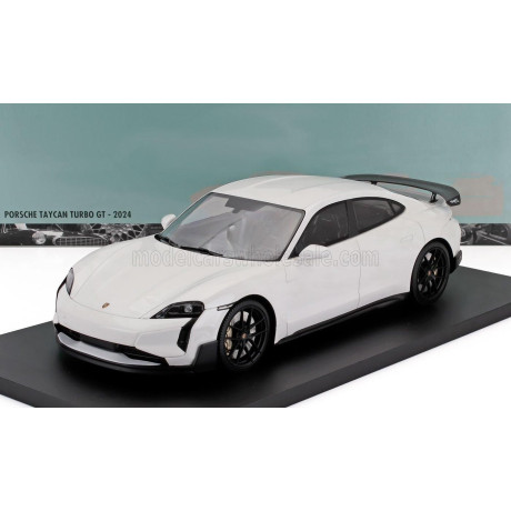 MINICHAMPS PORSCHE TAYCAN TURBO GT 2024 - WHITE 1/18