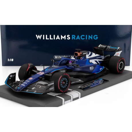 MINICHAMPS WILLIAMS F1  FW45 TEAM WILLIAMS RACING N 23 (800th GP) BRITISH GP 2023 ALEXANDER ALBON - BLUE 1/18