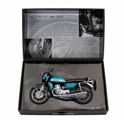 MINICHAMPS SUZUKI GT 750 1973 - GREEN 1/12