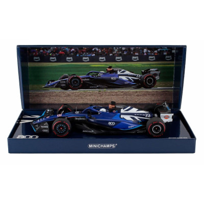 MINICHAMPS WILLIAMS F1  FW45 TEAM WILLIAMS RACING GULF N 23 BRITISH GP 2023 ALEXANDER ALBON - BLUE BLACK 1/18