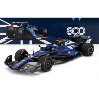 MINICHAMPS WILLIAMS F1  FW45 TEAM WILLIAMS RACING GULF N 23 BRITISH GP 2023 ALEXANDER ALBON - BLUE BLACK 1/18