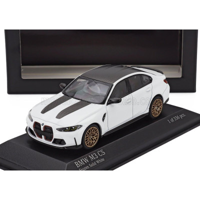 MINICHAMPS BMW 3-SERIES M3 CS (G80) 2023 - MATT WHITE 1/43