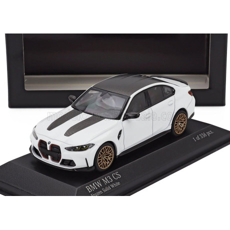 MINICHAMPS BMW 3-SERIES M3 CS (G80) 2023 - MATT WHITE 1/43