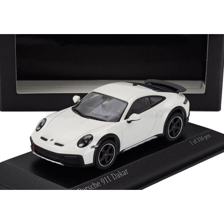 MINICHAMPS PORSCHE 911 992 DAKAR COUPE 2023 - WHITE 1/43