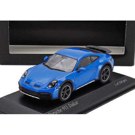 MINICHAMPS PORSCHE 911 992 DAKAR COUPE 2023 - BLUE 1/43