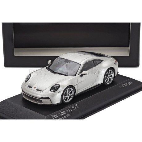 MINICHAMPS PORSCHE 911 992 S/T COUPE 2023 - SILVER 1/43