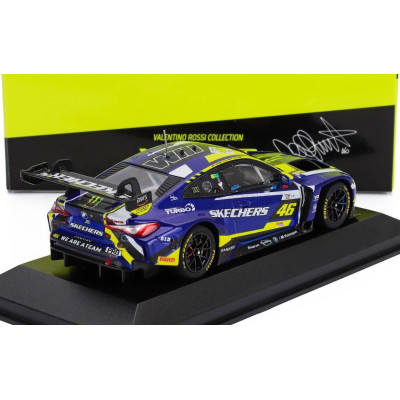 MINICHAMPS BMW 4-SERIES M4 GT3 TEAM WRT N 46 4h LE CASTELLET 2024 VALENTINO ROSSI - MAXIME MARTIN - RAFFAELE MARCIELLO - BLUE YE