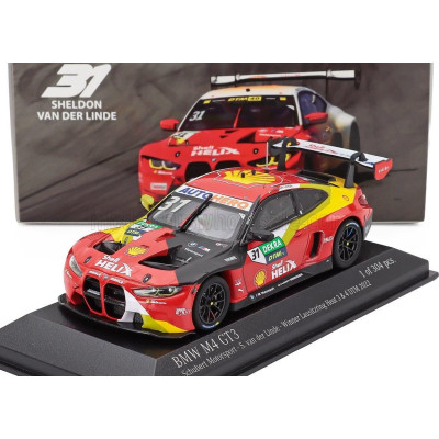 MINICHAMPS BMW 4-SERIES M4 GT3 TEAM SCHUBERT MOTORSPORT N 31 WINNER DTM RACE 3 & 4 LAUSITZRING CHAMPION 2022 SHELDON VAN DER LIN