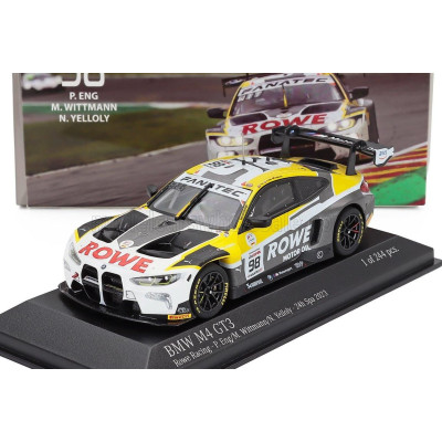 MINICHAMPS BMW 4-SERIES M4 GT3 TEAM ROWE RACING N 98 WINNER 24h SPA 2023 PHILIPP ENG - MARCO WITTMANN - NICK YELLOLY - WHITE GRE