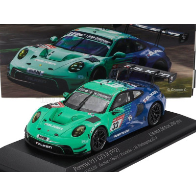 MINICHAMPS PORSCHE 911 992 GT3 R TEAM FALKEN MOTORSPORTS N 33 24h NURBURGRING 2023 ALESSIO PICARIELLO - KLAUSBACHLER - SVEN MULL