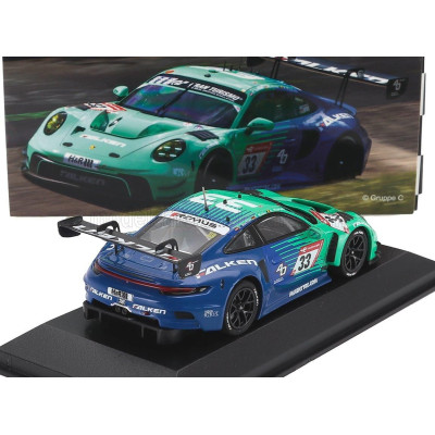 MINICHAMPS PORSCHE 911 992 GT3 R TEAM FALKEN MOTORSPORTS N 33 24h NURBURGRING 2023 ALESSIO PICARIELLO - KLAUSBACHLER - SVEN MULL