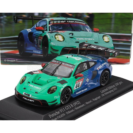 MINICHAMPS PORSCHE 911 992 GT3 R TEAM FALKEN MOTORSPORTS N 44 24h NURBURGRING 2023 JOEL ERIKSSON - TIM HEINEMANN - NICO MENZEL -