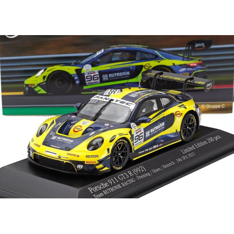 MINICHAMPS PORSCHE 911 992 GT3 R TEAM RUTRONIK RACING N 96 5th 24h SPA 2023 THOMAS PREINING - LAURENT HEINRICH - DENNIS OLSEN -