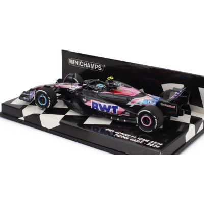 MINICHAMPS ALPINE F1  A524 TEAM BWT ALPINE N 10 SEASON 2024 PIERRE GASLY - BLACK BLUE PINK 1/43