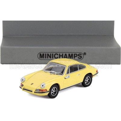 MINICHAMPS PORSCHE 911 COUPE 1972 - YELLOW 1/87
