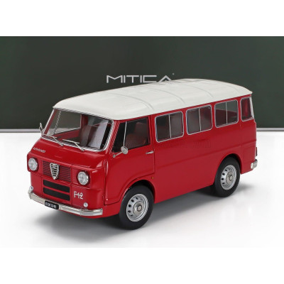 MITICA DIECAST ALFA ROMEO F-12 MINIBUS 1-SERIES 1967 - RED IVORY 1/18