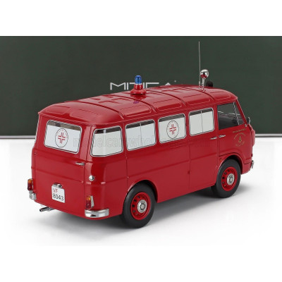MITICA DIECAST ALFA ROMEO F-12 VIGILI DEL FUOCO AMBULANZA - FIRE ENGINE AMBULANCE - 1968 - RED 1/18
