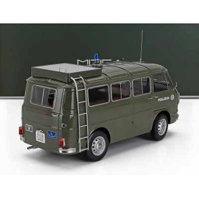 MITICA DIECAST ALFA ROMEO F-12 MINIBUS 1-SERIES - POLIZIA - POLICE - 1970 - GREEN 1/18