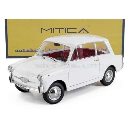 MITICA DIECAST AUTOBIANCHI BIANCHINA 4 POSTI - BERLINA - 1962 - WHITE 1/18