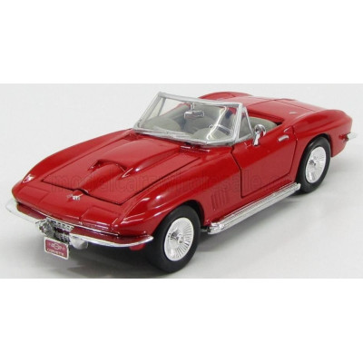 MOTOR MAX CHEVROLET CORVETTE CABRIOLET 1967 - RED 1/24