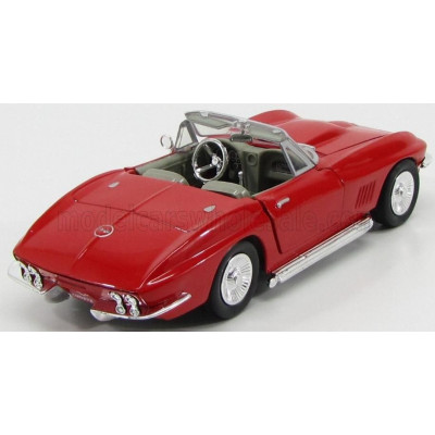 MOTOR MAX CHEVROLET CORVETTE CABRIOLET 1967 - RED 1/24