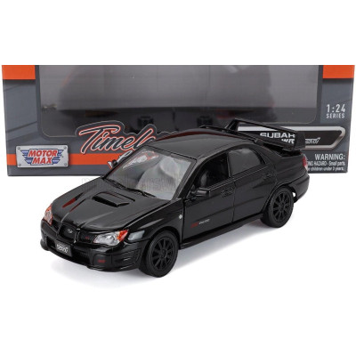 MOTOR MAX SUBARU IMPREZA WRX STi 2003 - BLACK 1/24