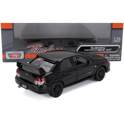 MOTOR MAX SUBARU IMPREZA WRX STi 2003 - BLACK 1/24