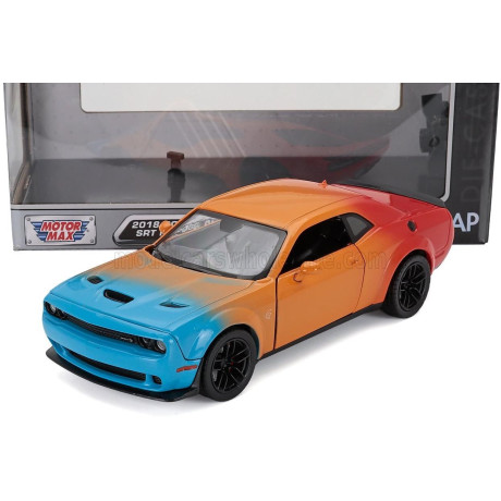 MOTOR MAX DODGE CHALLENGER SRT HELLCAT COUPE 2018 - VARIOUS 1/24